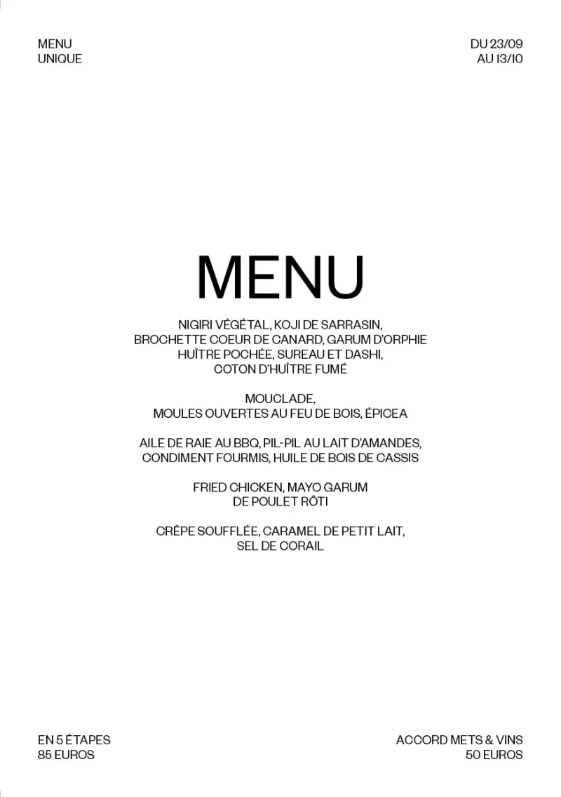 TAKE AWAY Pierre Gagnaire